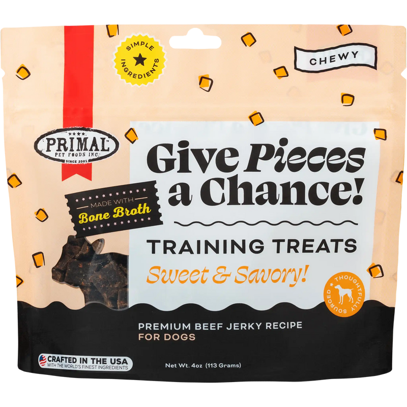 Give Pieces a Chance 4oz Jerky Treats