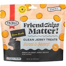 Friendchips Matter! 4oz Primal Jerky Treats