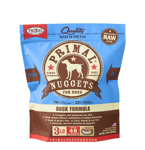 Primal Raw Frozen Nugget Formula Paw Hana Supply Co