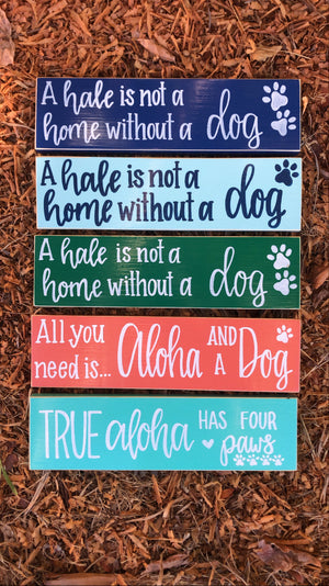 Large Wooden Signs by Opihi Maui Designs