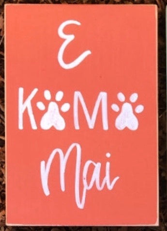 Wooden signs by Opihi Maui Designs